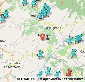 Mappa Via Roma, 02034 Montopoli di Sabina RI, Italia (3.273)