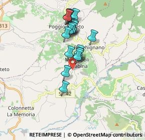 Mappa Via Roma, 02034 Montopoli di Sabina RI, Italia (1.647)