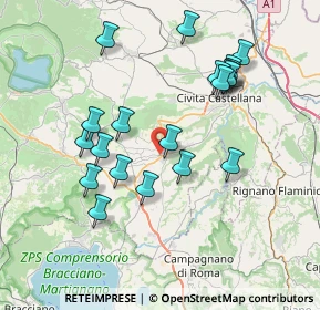 Mappa Via del Cerro, 01036 Nepi VT, Italia (7.779)