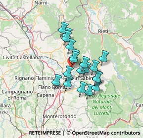 Mappa Via Porta Montopoli - Farfa, 02034 Montopoli di Sabina RI, Italia (9.97421)