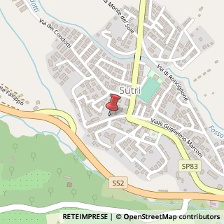 Mappa Via G. Marconi, 58, 01015 Sutri, Viterbo (Lazio)