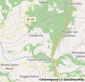 Mappa Via Veneto, 02030 Casaprota RI, Italia (0.87826)