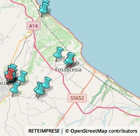 Mappa Via l' Maggio, 66022 Fossacesia CH, Italia (5.946)