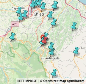 Mappa P.za Municipio, 66010 Fara Filiorum Petri CH, Italia (9.622)