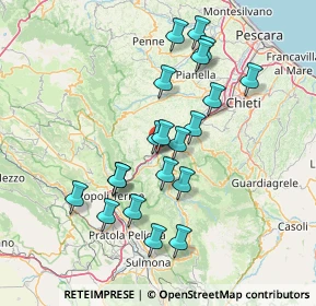 Mappa Via Provinciale, 65020 Bolognano PE, Italia (14.3055)