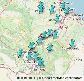 Mappa Via Provinciale, 65020 Bolognano PE, Italia (17.016)