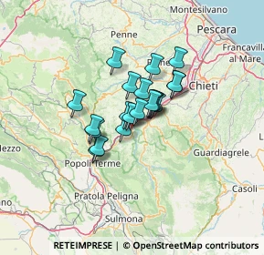 Mappa Via Provinciale, 65020 Bolognano PE, Italia (8.522)