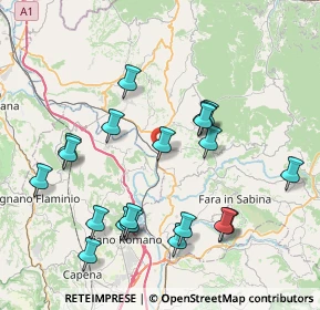 Mappa SR 313, 02047 Poggio Mirteto RI, Italia (8.696)