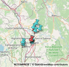 Mappa SR 313, 02047 Poggio Mirteto RI, Italia (9.21)