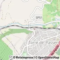 Kaart Torre de' Passeri