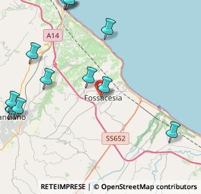 Mappa Via XIV Luglio, 66022 Fossacesia CH, Italia (5.91308)