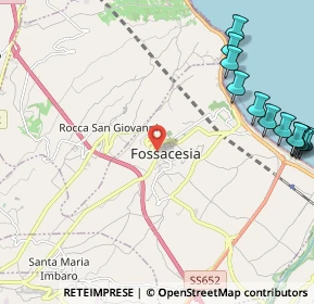Mappa Via XIV Luglio, 66022 Fossacesia CH, Italia (3.12167)
