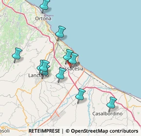 Mappa Via XIV Luglio, 66022 Fossacesia CH, Italia (7.60455)