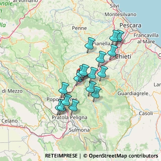 Mappa Corso Giuseppe Mazzini, 65029 Torre De' Passeri PE, Italia (11.71706)