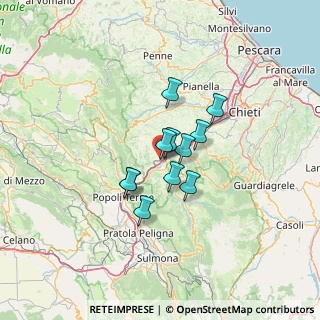 Mappa Corso Giuseppe Mazzini, 65029 Torre De' Passeri PE, Italia (8.92182)