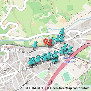 Mappa Corso Giuseppe Mazzini, 65029 Torre De' Passeri PE, Italia (0.22308)