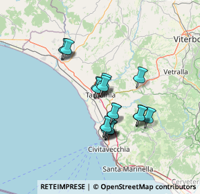 Mappa Via P. Borsellino, 01016 Tarquinia VT, Italia (11.803)