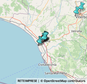 Mappa Via P. Borsellino, 01016 Tarquinia VT, Italia (7.45545)