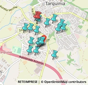 Mappa Via P. Borsellino, 01016 Tarquinia VT, Italia (0.367)