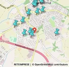 Mappa Via P. Borsellino, 01016 Tarquinia VT, Italia (0.671)