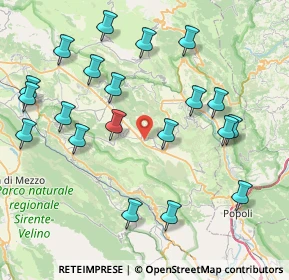 Mappa Via Massimo d'Azeglio, 67020 Navelli AQ, Italia (9.555)