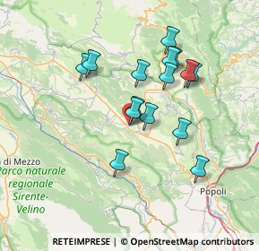 Mappa Via Massimo d'Azeglio, 67020 Navelli AQ, Italia (6.46333)
