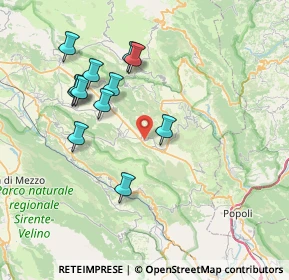 Mappa Via Massimo d'Azeglio, 67020 Navelli AQ, Italia (7.69)