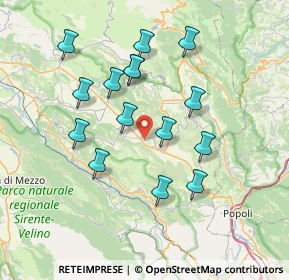 Mappa Via Massimo d'Azeglio, 67020 Navelli AQ, Italia (7.21667)