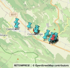 Mappa Via Massimo d'Azeglio, 67020 Navelli AQ, Italia (1.7037)