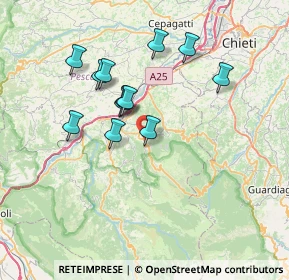 Mappa Via Fonte Gauterio, 65020 Lettomanoppello PE, Italia (6.6125)