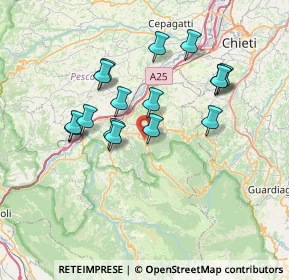 Mappa Via Fonte Gauterio, 65020 Lettomanoppello PE, Italia (6.815)