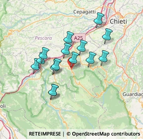 Mappa Via Fonte Gauterio, 65020 Lettomanoppello PE, Italia (6.14067)