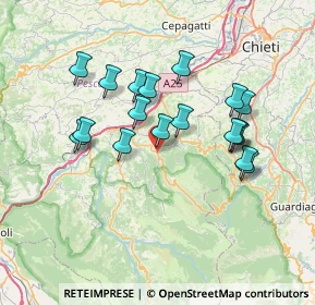 Mappa Via Fonte Gauterio, 65020 Lettomanoppello PE, Italia (6.78222)