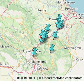 Mappa Piazza Papa Giovanni XXIII, 65029 Torre De' Passeri PE, Italia (8.88538)