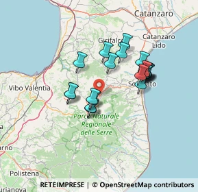 Mappa Via delle Grazie, 88060 Torre di Ruggiero CZ, Italia (12.4825)