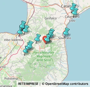 Mappa Via delle Grazie, 88060 Torre di Ruggiero CZ, Italia (14.712)