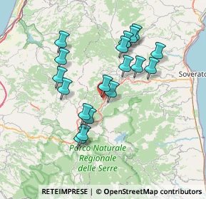 Mappa Via delle Grazie, 88060 Torre di Ruggiero CZ, Italia (7.27389)