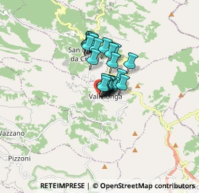 Mappa Via Giuseppe Mazzini, 89821 Vallelonga VV, Italia (1.0875)