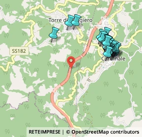 Mappa Strada Statale 713 Trasversale delle Serre, 88060 Torre di Ruggiero CZ, Italia (1.172)
