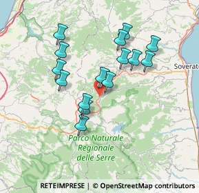 Mappa Strada Statale 713 Trasversale delle Serre, 88060 Torre di Ruggiero CZ, Italia (7.09933)