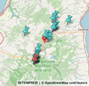 Mappa Strada Statale 713 Trasversale delle Serre, 88060 Torre di Ruggiero CZ, Italia (6.874)