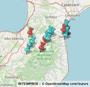 Mappa Strada Statale 713 Trasversale delle Serre, 88060 Torre di Ruggiero CZ, Italia (11.92167)