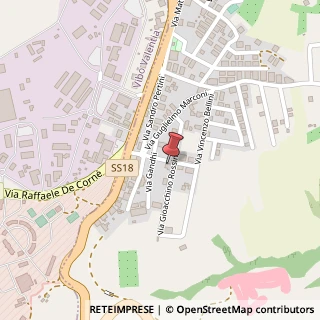 Mappa Via Rajiv Gandhi, 78, 89851 San Costantino Calabro, Vibo Valentia (Calabria)