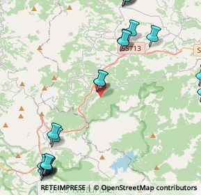 Mappa Via Salita Fontana, 88062 Cardinale CZ, Italia (6.6605)