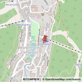 Mappa Via Spinale, 41/bis, 38086 Pinzolo, Trento (Trentino-Alto Adige)