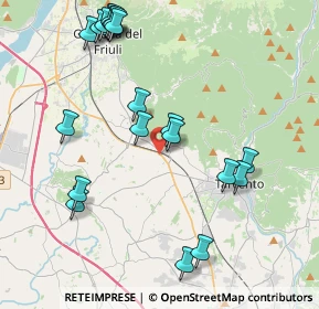 Mappa Strada Statale, 33010 Magnano in Riviera UD, Italia (4.5435)