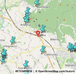 Mappa Strada Statale, 33010 Magnano in Riviera UD, Italia (3.15105)