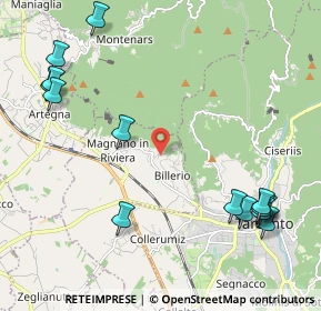 Mappa Via Castello, 33010 Magnano In Riviera UD, Italia (2.71571)