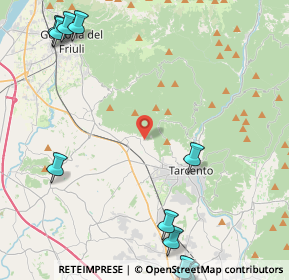 Mappa Via Castello, 33010 Magnano In Riviera UD, Italia (6.48182)