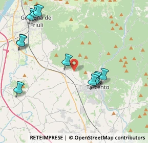 Mappa Via Castello, 33010 Magnano In Riviera UD, Italia (4.6)